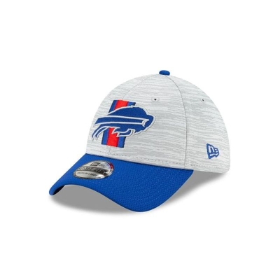 Blue Buffalo Bills Hat - New Era NFL Official NFL Training 39THIRTY Stretch Fit Caps USA3147592